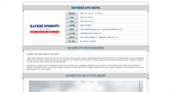 Desktop Screenshot of kayseriotoboya.com